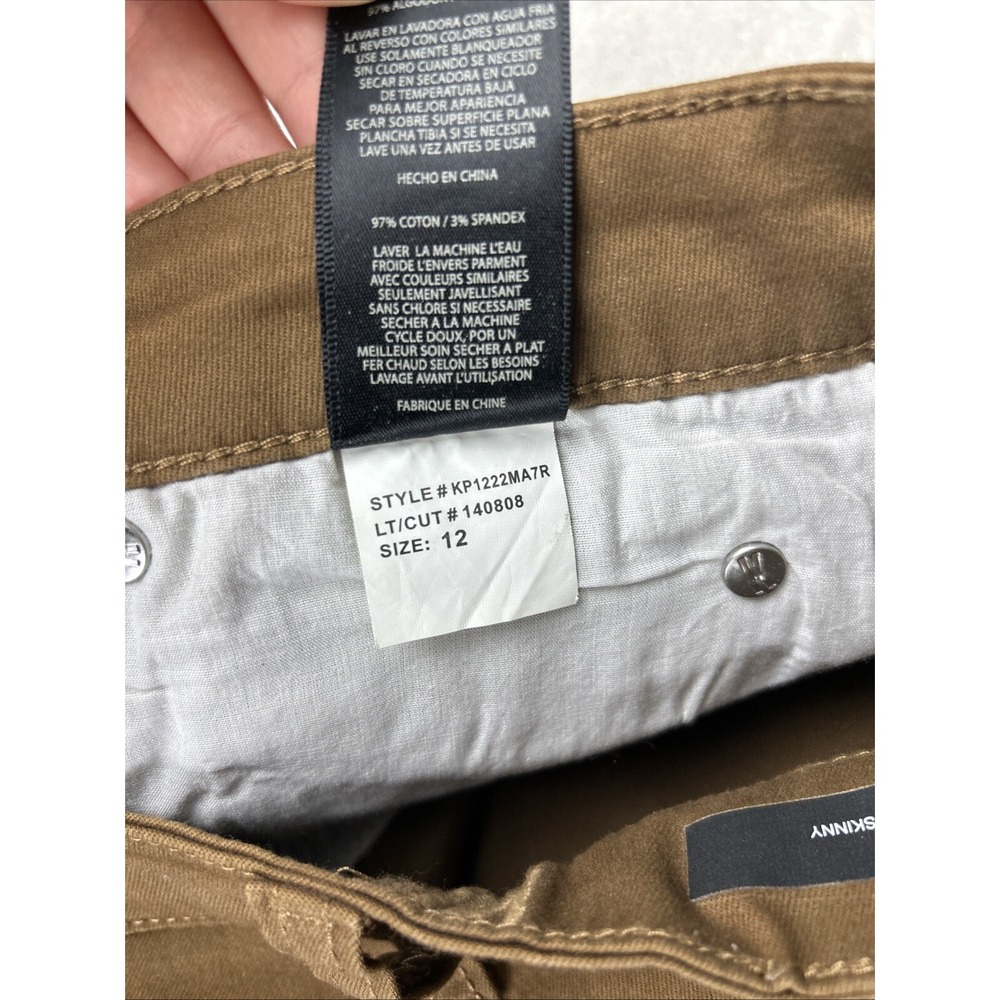 KUT From The Kloth Jeans Women 12 Brown Carlo Ankle Skinny Fit Normcore Casual - Picture 10 of 13